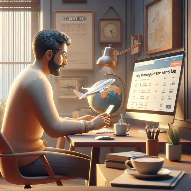 Airline Tickets at Dawn