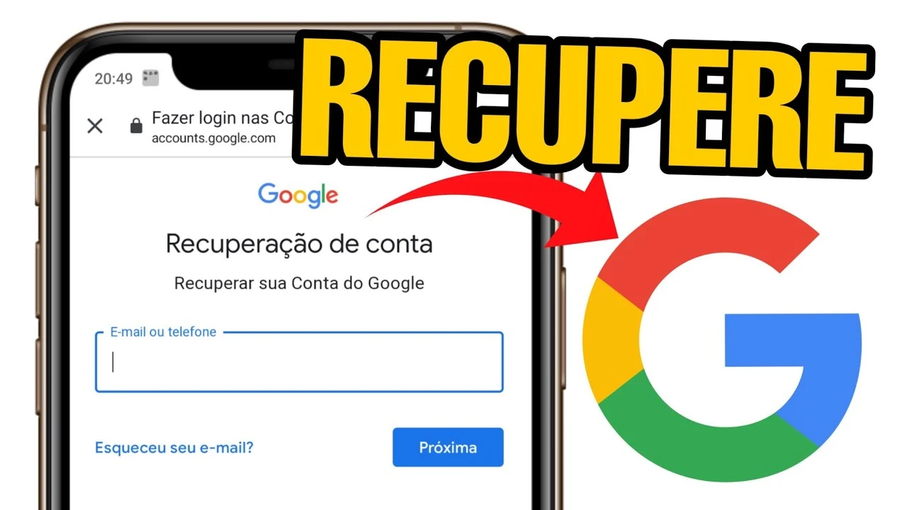 Como Recuperar uma Conta do Google